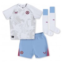 Aston Villa Clement Lenglet #17 Auswärts Trikotsatz Kinder 2023-24 Kurzarm (+ Kurze Hosen)